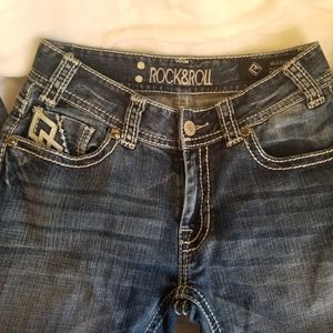 Rock and Roll Cowgirl 26/34 embellished jeans